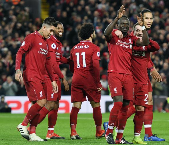 萨拉赫传射建功利物浦终结曼城不败